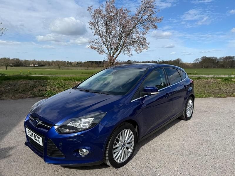 Used Ford Focus Zetec 2014 Blue Hatchback