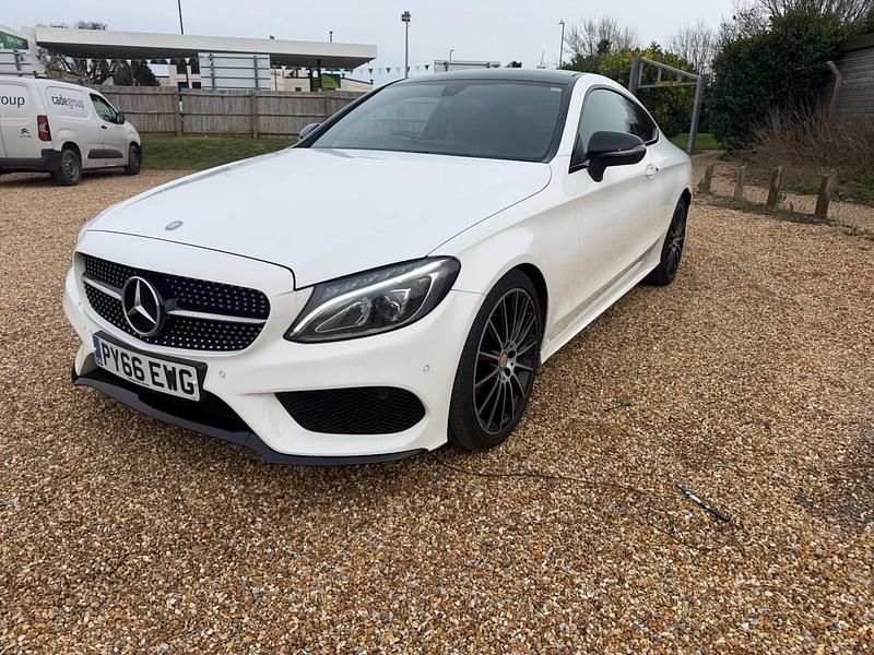 Used Mercedes C220 AMG Line Premium 2017 White Coupe