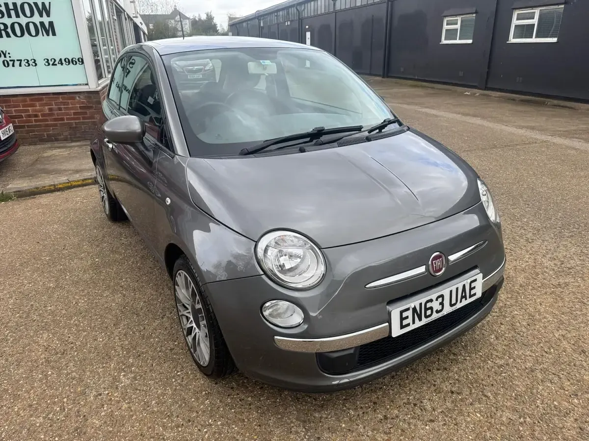 Used Fiat 500 Lounge 69 HP (50 kW) 2013 Grey Hatchback