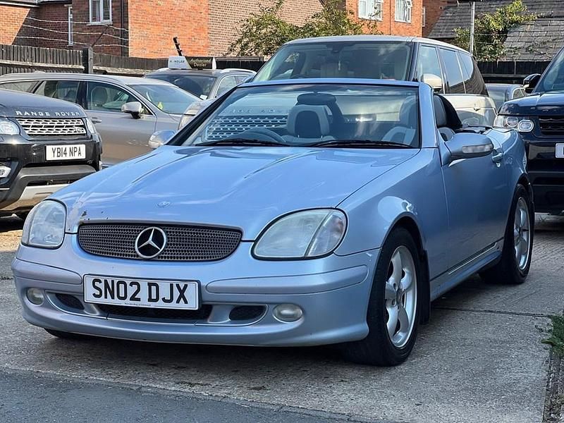 Used Mercedes SLK320 2002 Blue Cabriolet