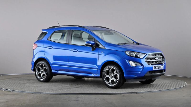 Blue Used 2022 Ford Ecosport ST-Line SUV | £11,698 (Fair price) - Image 1/4