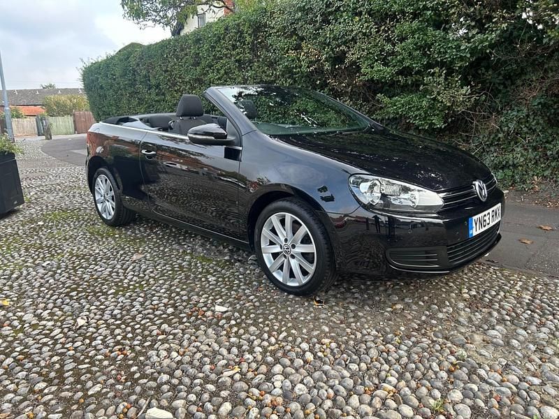 Used VW Golf Cabriolet SE 140 HP (102 kW) 2013 Black Cabriolet