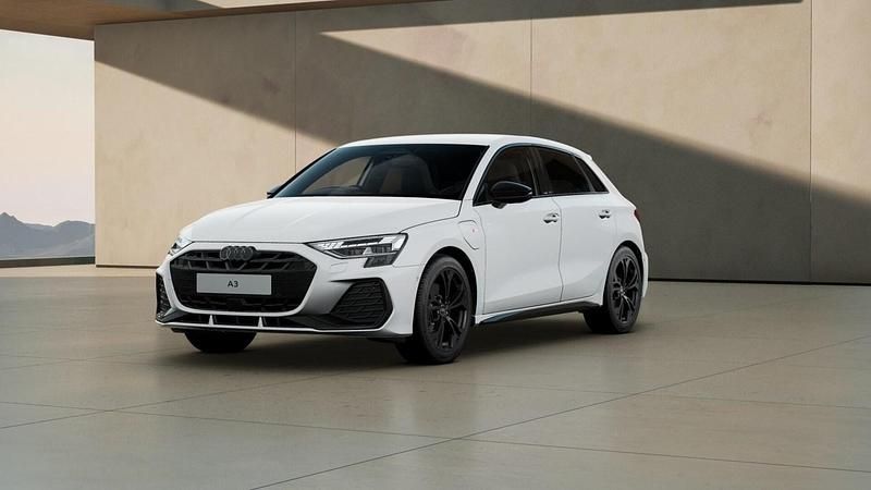 New Audi A3 Sportback Black Edition 2026 White Hatchback