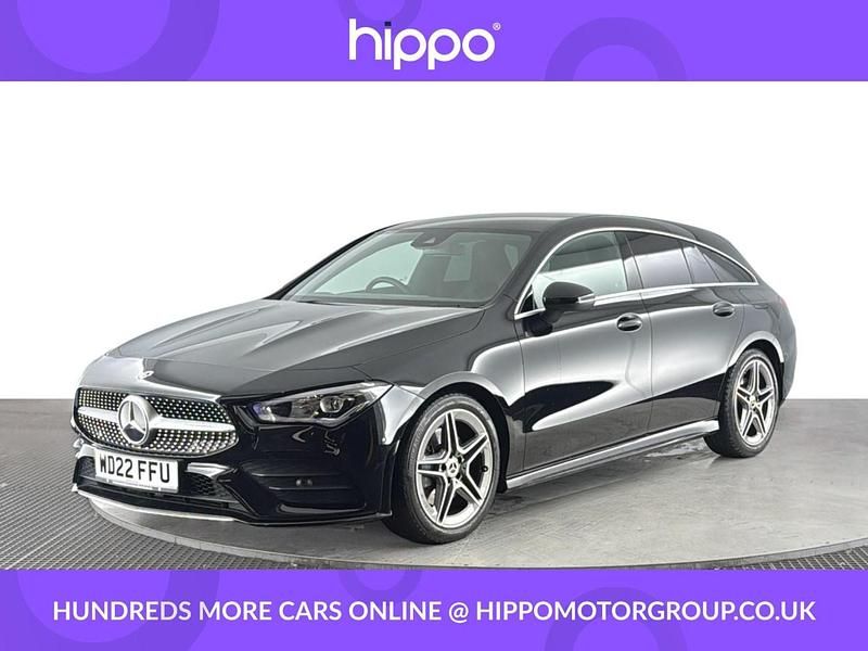 Black Used 2022 Mercedes CLA200 Shooting Brake AMG line Estate | £21,220 (Good price) - Image 1/4