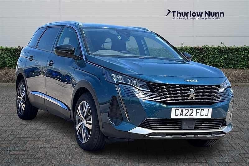 Blue Used 2022 Peugeot 5008 Allure Premium MPV | £20,590 (Fair price) - Image 1/4