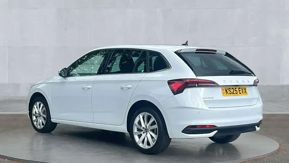 Used Skoda Scala SE L 116 HP (85 kW) 2025 White Hatchback
