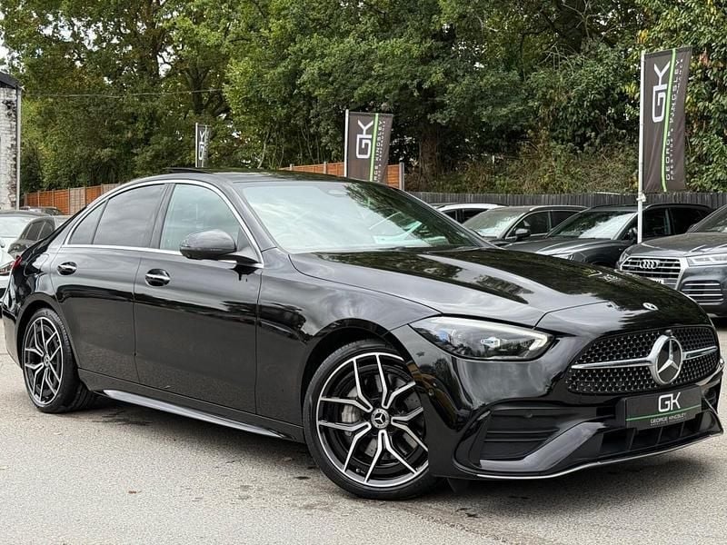 Black Used 2023 Mercedes C220 AMG Line Premium Plus Sedan | £36,995 - Image 1/4