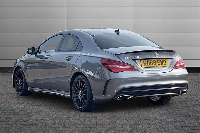 Used Mercedes CLA200 AMG line 156 HP (114 kW) 2019 Mountain grey Sedan