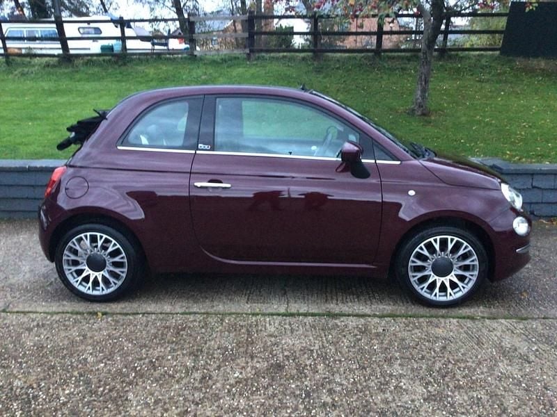 Used Fiat 500 Star 70 HP (51 kW) 2020 Red Cabriolet