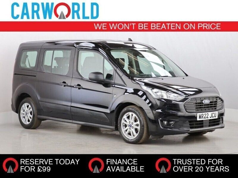 Black Used 2022 Ford Grand Tourneo Connect Zetec MPV | £18,990 (Good price) - Image 1/3