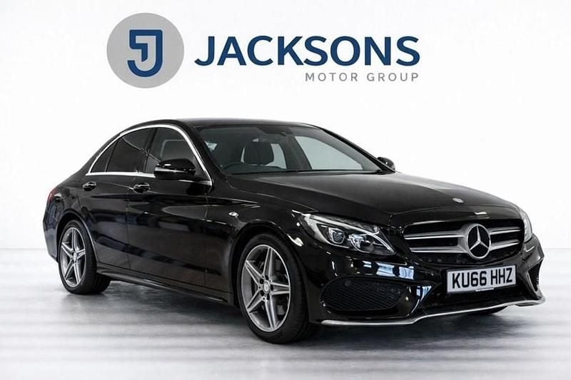 Used Mercedes C300 AMG Line Premium Plus 2016 Black Sedan