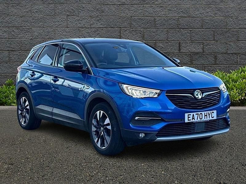 Used Vauxhall Grandland X SRi 131 HP (96 kW) 2020 Blue SUV