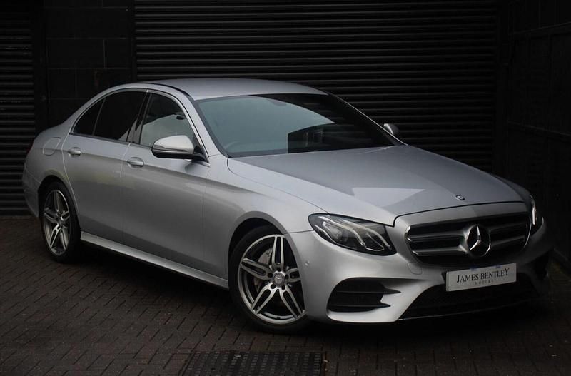 Silver Used 2017 Mercedes E220 AMG line Sedan | £9,990 (Good price) - Image 1/4