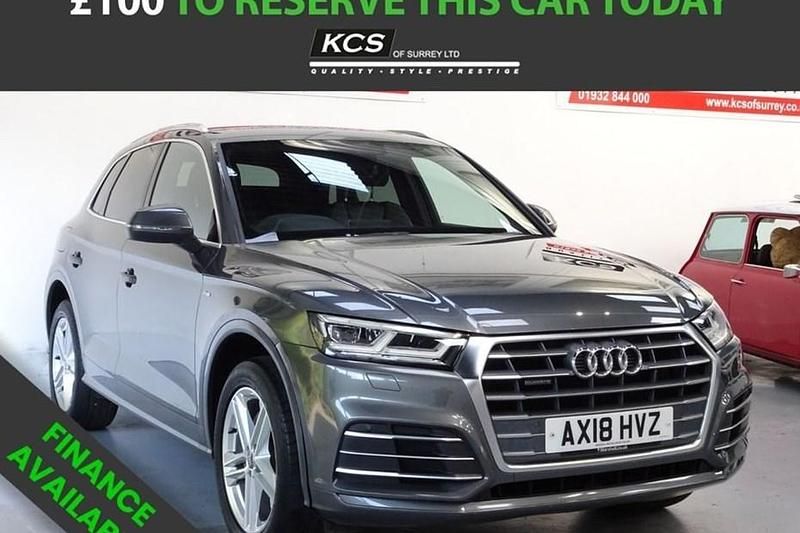 Grey Used 2018 Audi Q5 S-Line SUV | £19,790 (Fair price) - Image 1/1