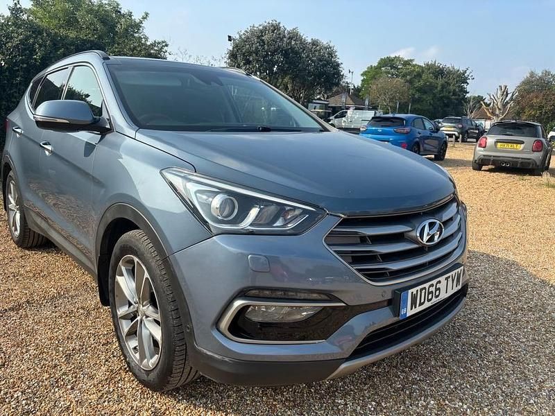 Used Hyundai Santa Fe Premium SE 200 HP (147 kW) 2017 Blue SUV