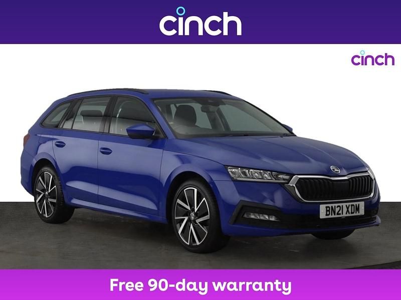 Blue Used 2021 Skoda Octavia SE Technology Estate | £12,549 (Good price) - Image 1/3