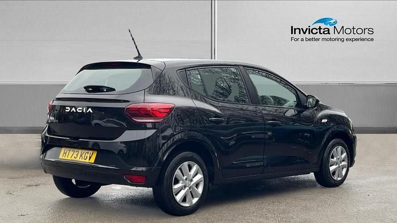 Used Dacia Sandero Expression 100 HP (73 kW) 2023 Black Hatchback