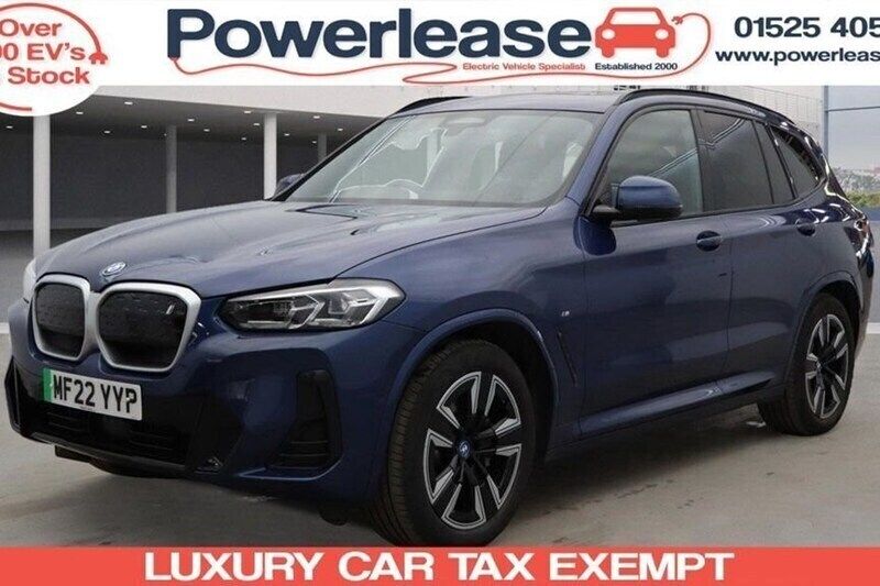 Blue Used 2022 BMW iX3 M Sport SUV | £26,989 (Good price) - Image 1/1