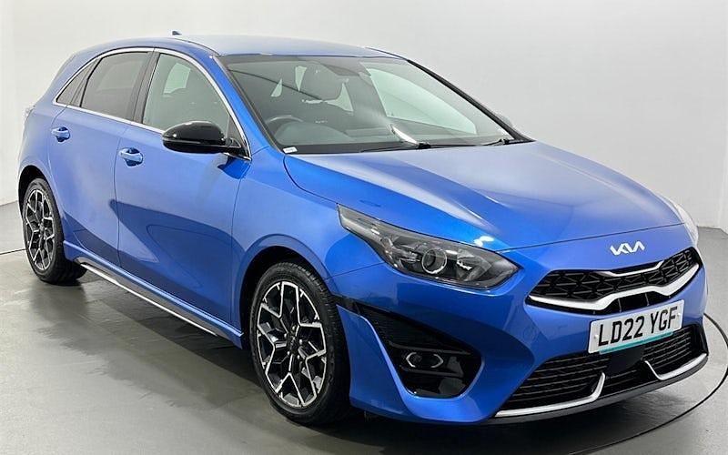 Used Kia Ceed GT-Line 160 HP (117 kW) 2022 Blue Hatchback