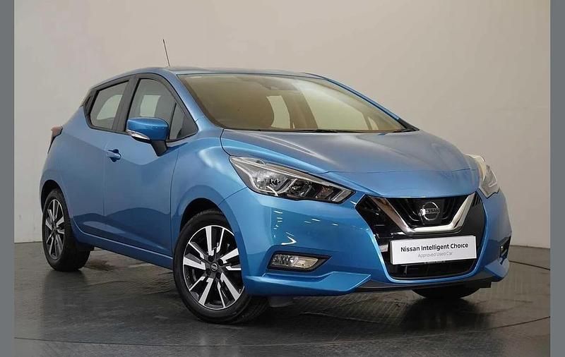 Used Nissan Micra Acenta 88 HP (64 kW) 2018 Blue Hatchback