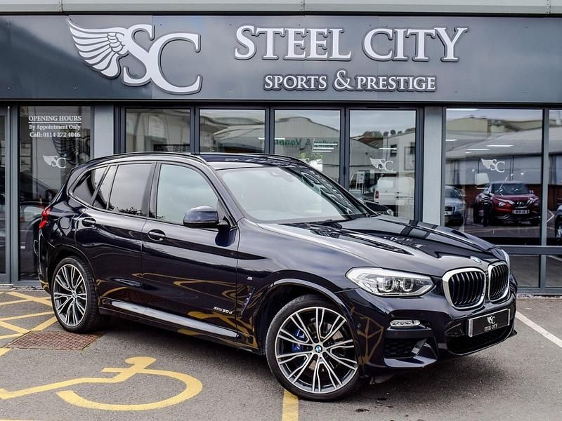 Black Used 2018 BMW X3 M Sport SUV | £19,485 (Good price) - Image 1/3