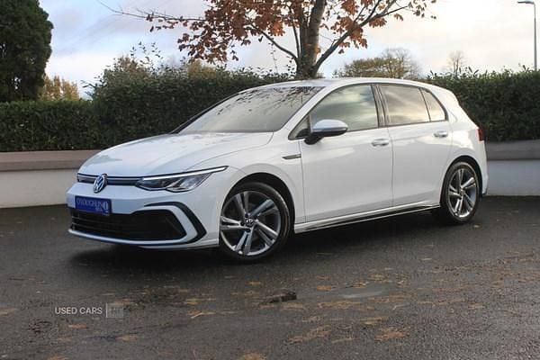 Used VW Golf VIII R-line 130 HP (95 kW) 2022 White Hatchback