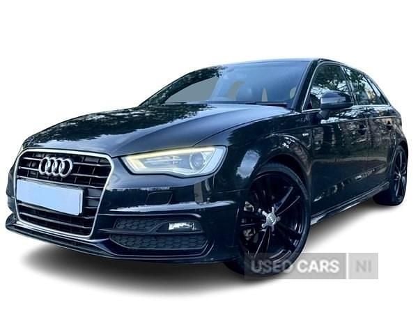Used Audi A3 S-Line 2016 Black Hatchback