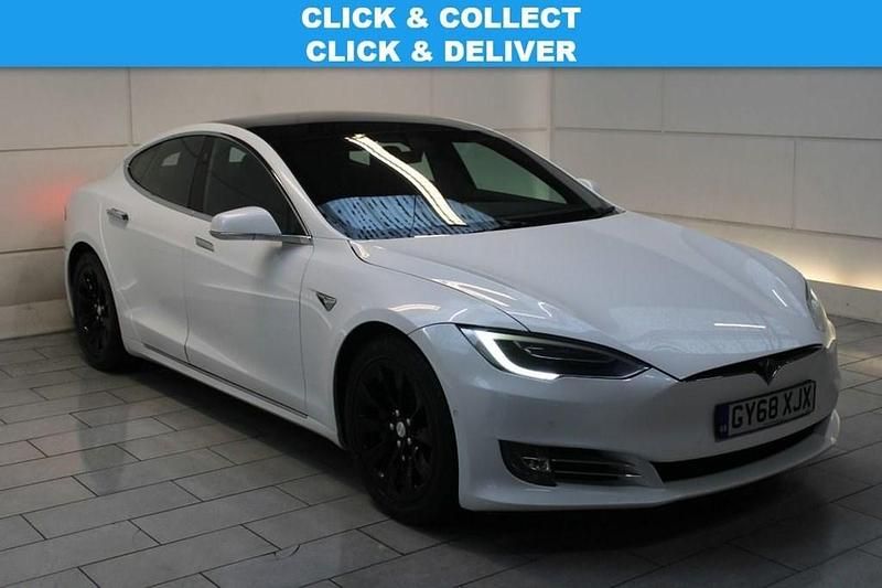Used Tesla Model S 350 kW (476 HP) 2018 White Hatchback