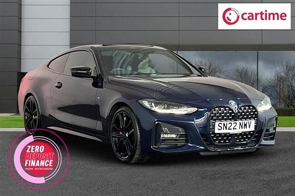 Blue Used 2022 BMW 420 M Sport Coupe | £34,788 - Image 1/4