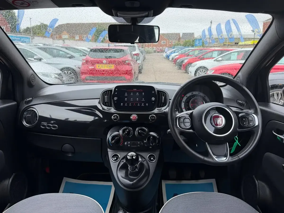 Used Fiat 500 Lounge 69 HP (50 kW) 2019 Black Hatchback