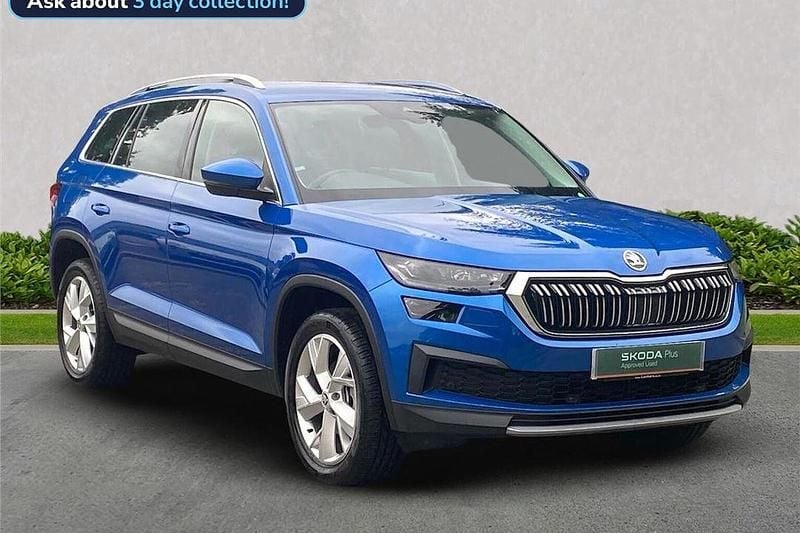 Blue Used 2022 Skoda Kodiaq SE L SUV | £25,995 (Fair price) - Image 1/4