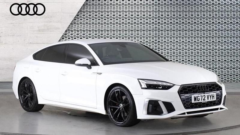 White Used 2022 Audi A5 S-Line Coupe | £24,697 (Fair price) - Image 1/4