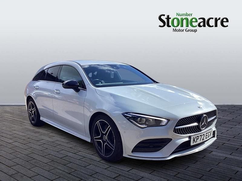 White Used 2022 Mercedes CLA200 Shooting Brake AMG line Estate | £22,495 (Fair price) - Image 1/4