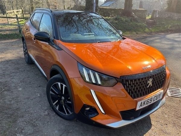 Fusion orange Used 2020 Peugeot 2008 GT-line SUV | £14,995 (Fair price) - Image 1/1