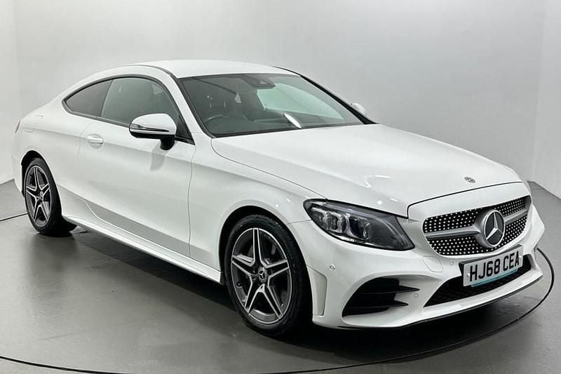 White Used 2018 Mercedes C300 AMG Line Premium Coupe | £17,324 (Fair price) - Image 1/1
