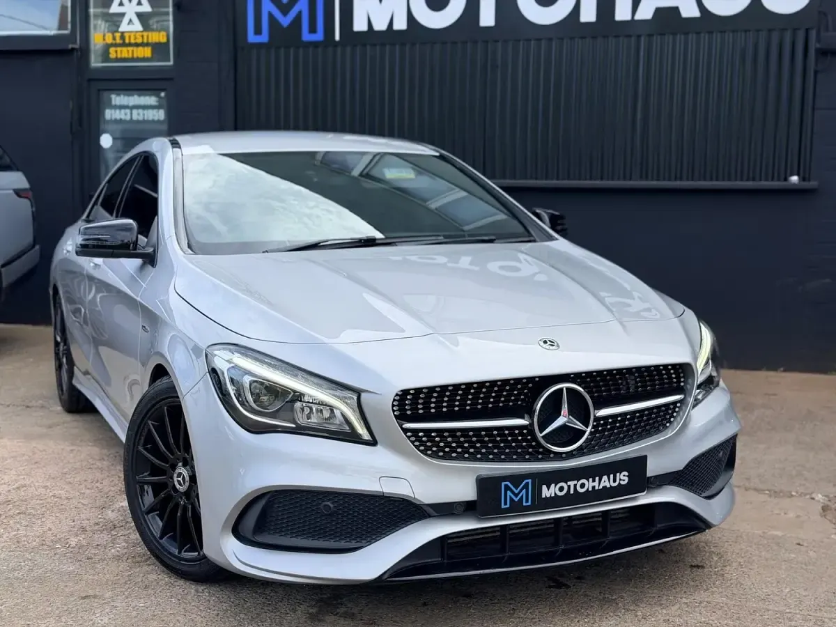 Used Mercedes CLA200 AMG line 156 HP (114 kW) 2018 Silver Sedan
