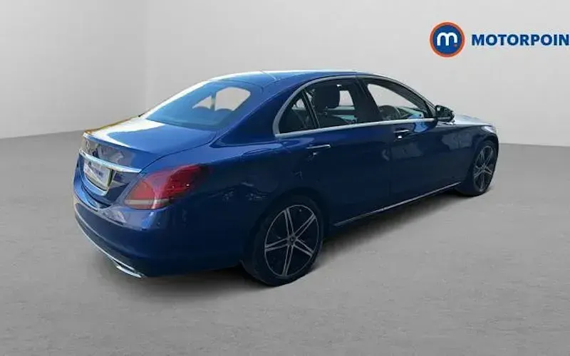 Used Mercedes C200 Premium 184 HP (135 kW) 2019 Blue Sedan