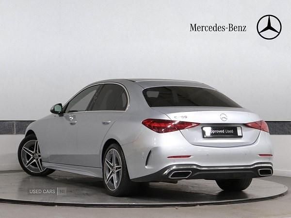 Used Mercedes C200 AMG line 204 HP (150 kW) 2025 Silver Sedan