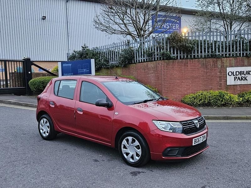 Used Dacia Sandero Ambiance 2017 Red Hatchback