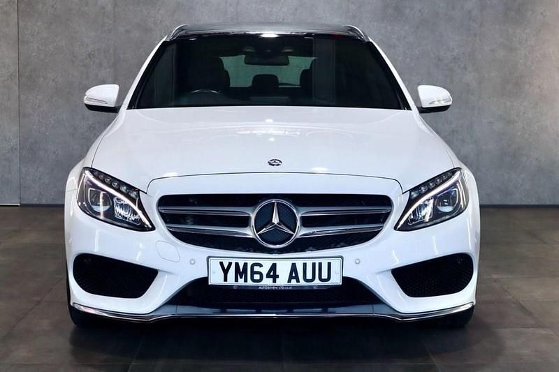 Used Mercedes C200 AMG Line Premium 184 HP (135 kW) 2015 White Estate