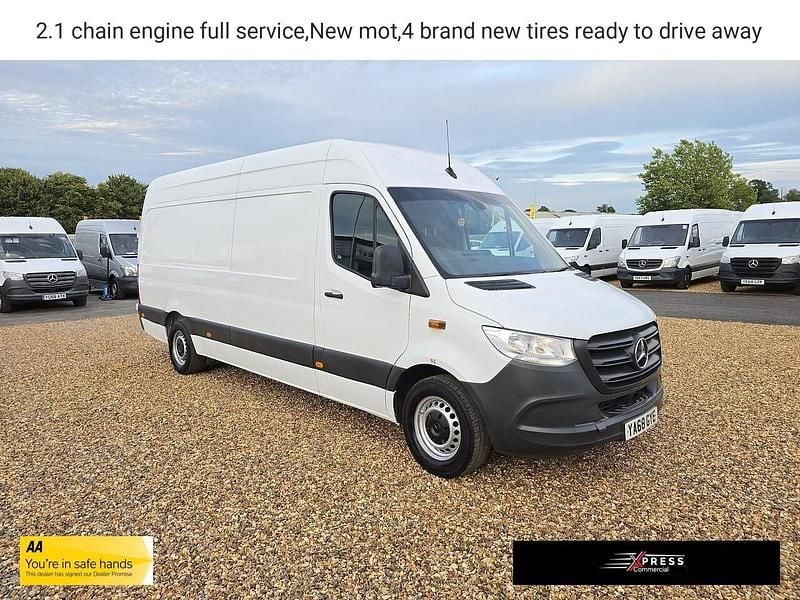 White Used 2018 Mercedes Sprinter Van | £9,340 (Good price) - Image 1/4