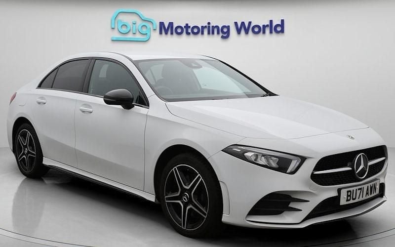 White Used 2021 Mercedes A250 AMG line Sedan | £17,900 (Fair price) - Image 1/4