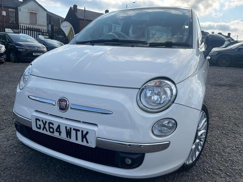 White Used 2014 Fiat 500 Hatchback | £3,495 (Good price) - Image 1/4