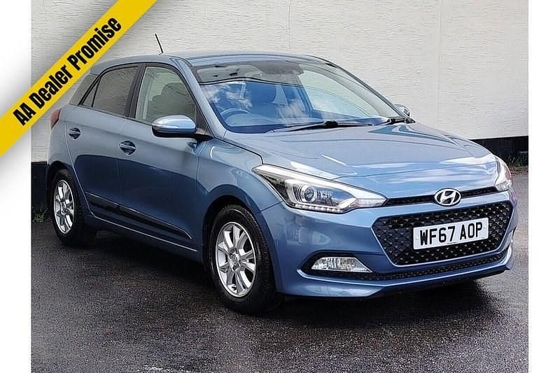 Used Hyundai i20 Premium 2017 Blue Hatchback