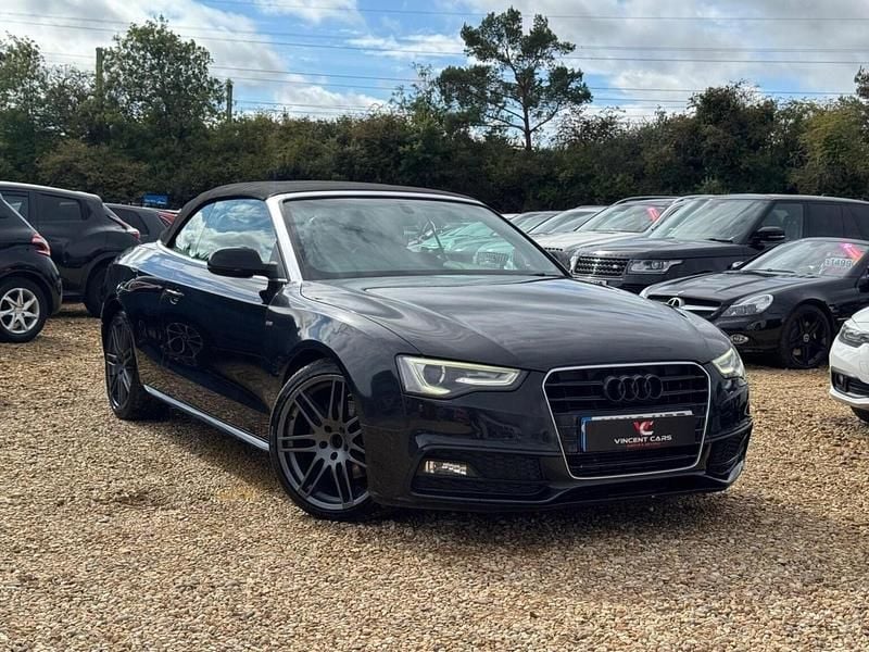 Black Used 2012 Audi A5 Cabriolet S-Line Cabriolet | £4,979 (Fair price) - Image 1/4