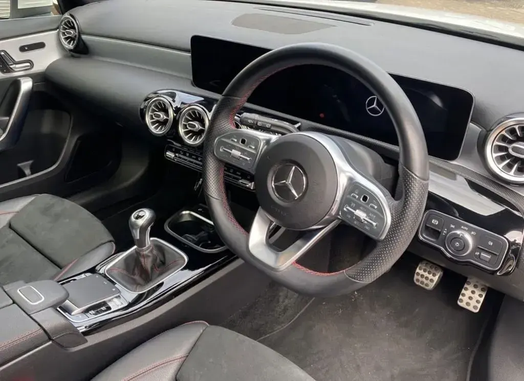 Used Mercedes A200 AMG Line Premium Plus 2019 White Hatchback