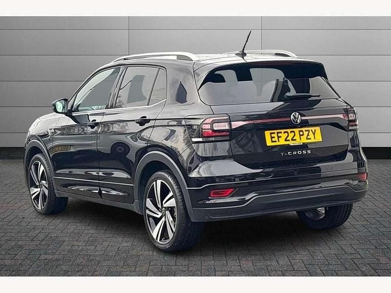 Used VW T-Cross R-line 110 HP (80 kW) 2022 Black SUV