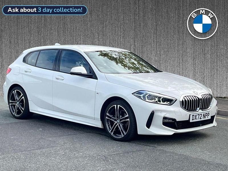 White Used 2022 BMW 118 M Sport Hatchback | £19,699 (Fair price) - Image 1/3
