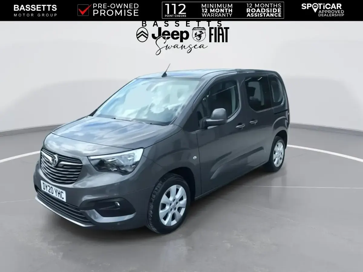 Used Vauxhall Combo S 131 HP (96 kW) 2020 Grey MPV