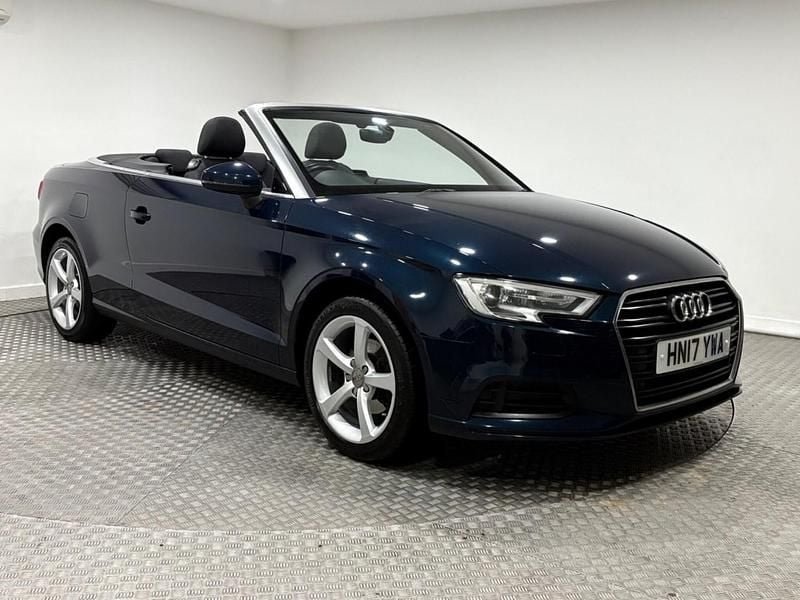 Blue Used 2017 Audi A3 Cabriolet Comfort Cabriolet | £8,795 (Good price) - Image 1/4